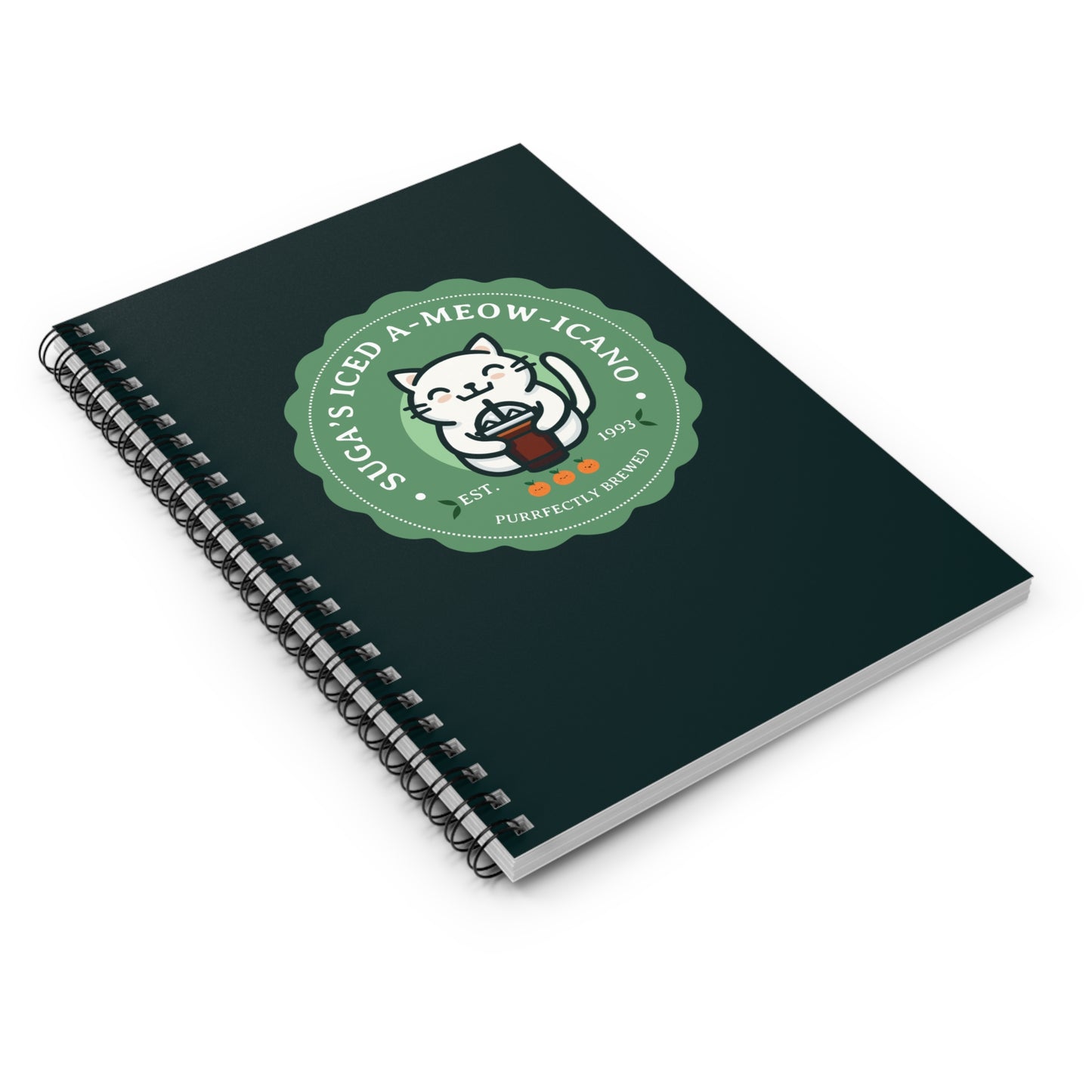 SUGA Iced A-meow-icano Bakery Series Spiral Notebook