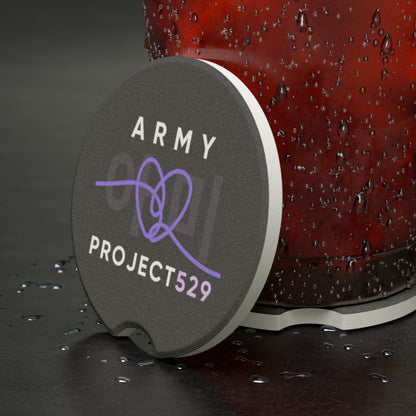 ARMY Project 529 Car Coasters - ARMY Car Accessories - Soapstone Cup Holder Inserts