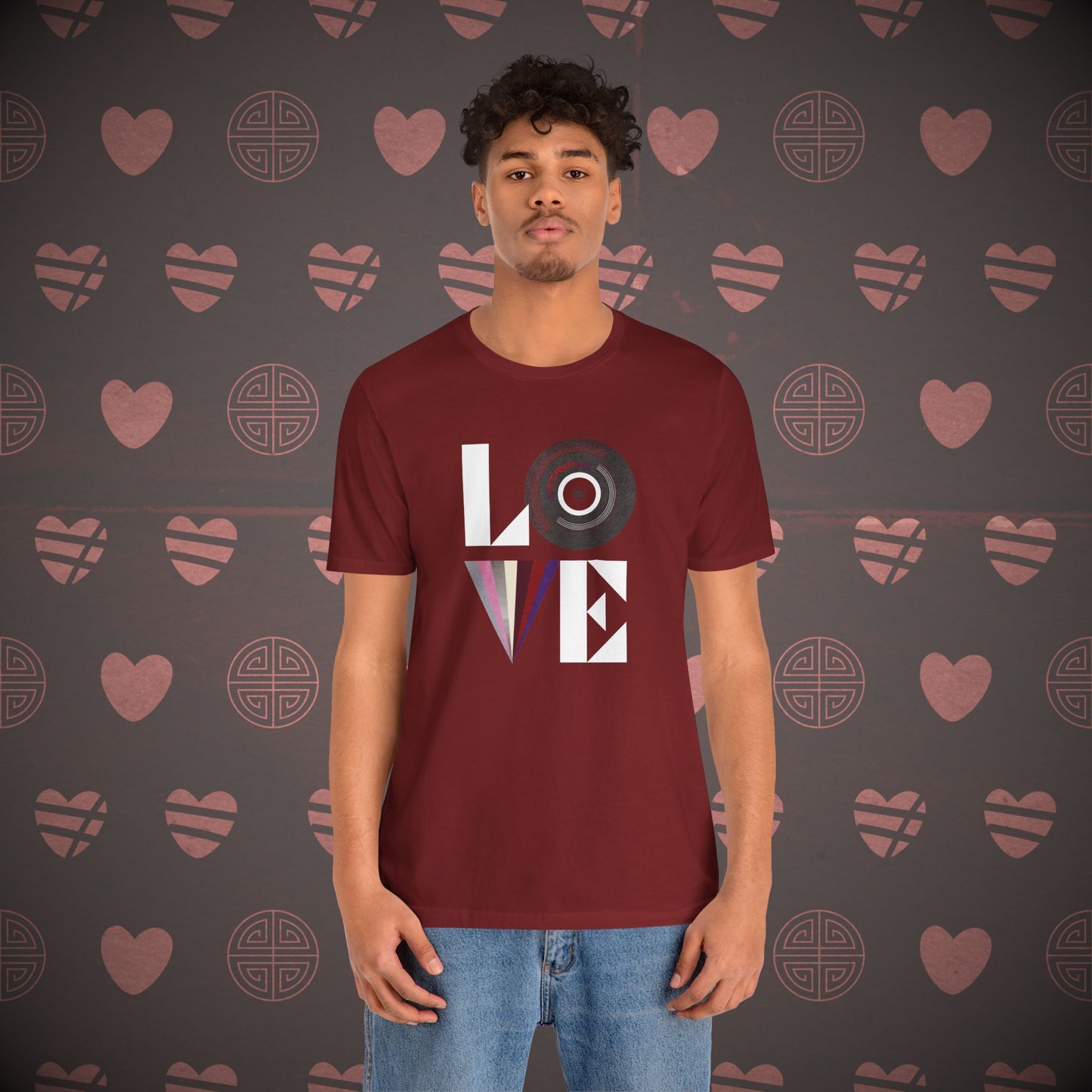 OT7 Short Sleeve Shirt - Love Record - Unisex Jersey T-Shirt