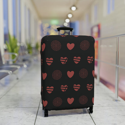 OT7 Luggage Cover - Three Hearts - Bangtan Travel Accessories