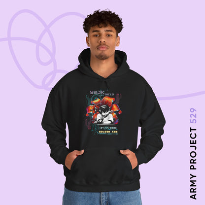 Jung Kook Hoodie - Fanmade BTS Retro Series - Y2K Gamer Aesthetic - Cozy Unisex Sweatshirt