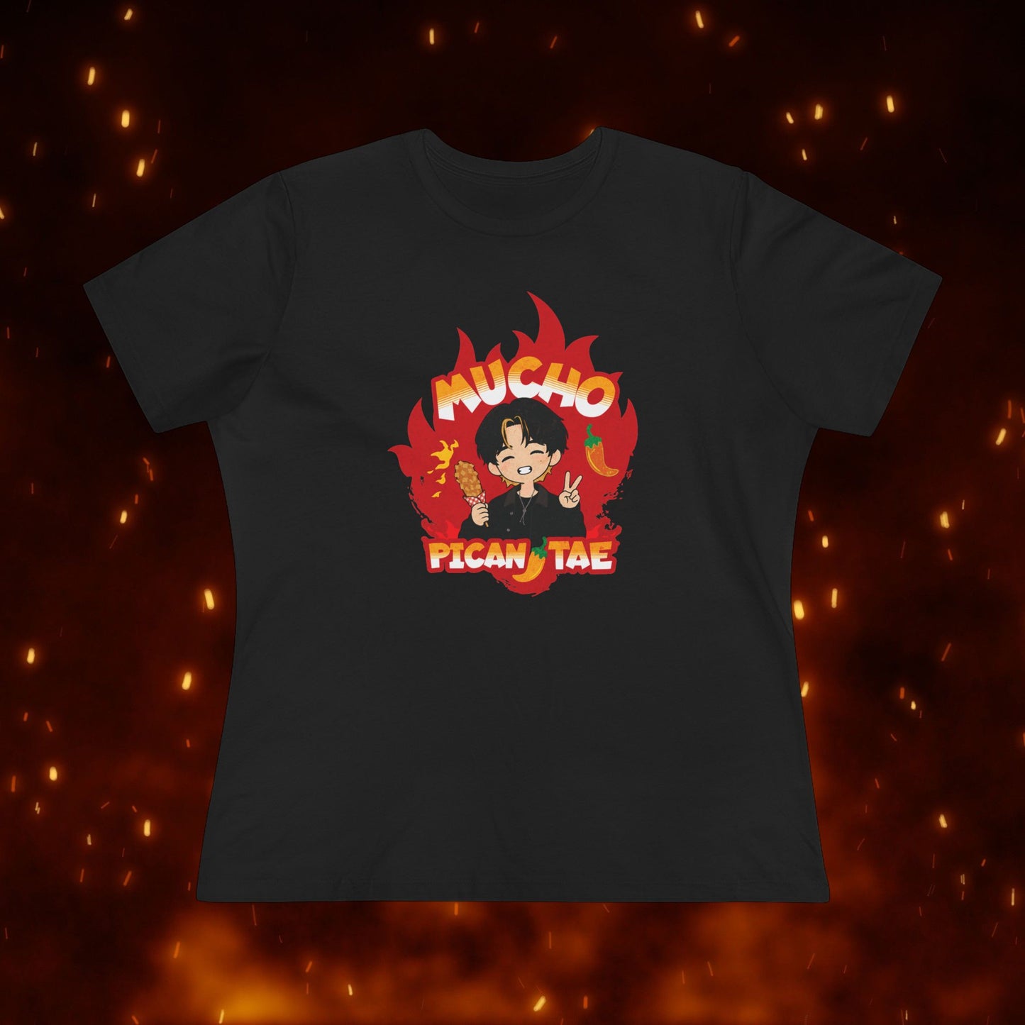 Taehyung Women's Tee - Mucho PicanTae - Soft Jersey T-Shirt