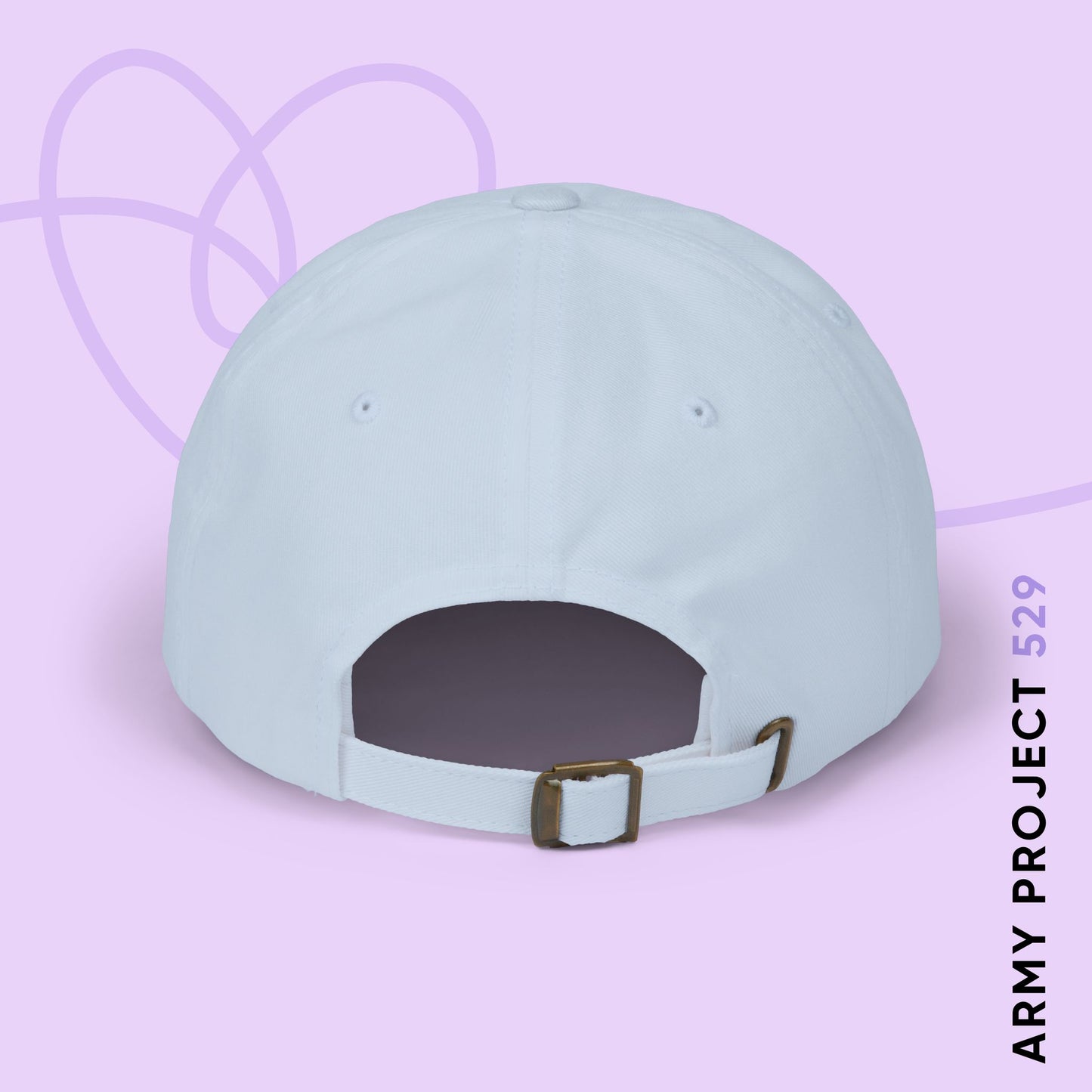 Shibal Script Baseball Cap - Embroidered ARMY Merch - Unisex Hat