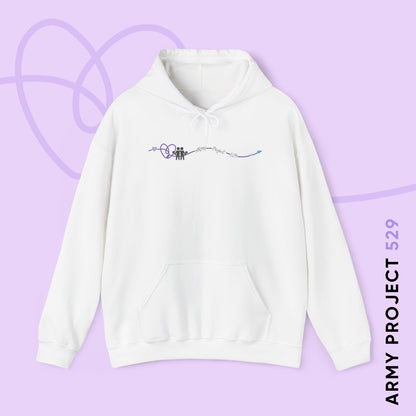AP529 Heartline Logo Unisex Heavy Blend™ Hoodie