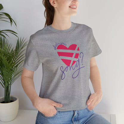 OT7 Short Sleeve Shirt - What's Your Love Song? - Unisex Jersey T-Shirt