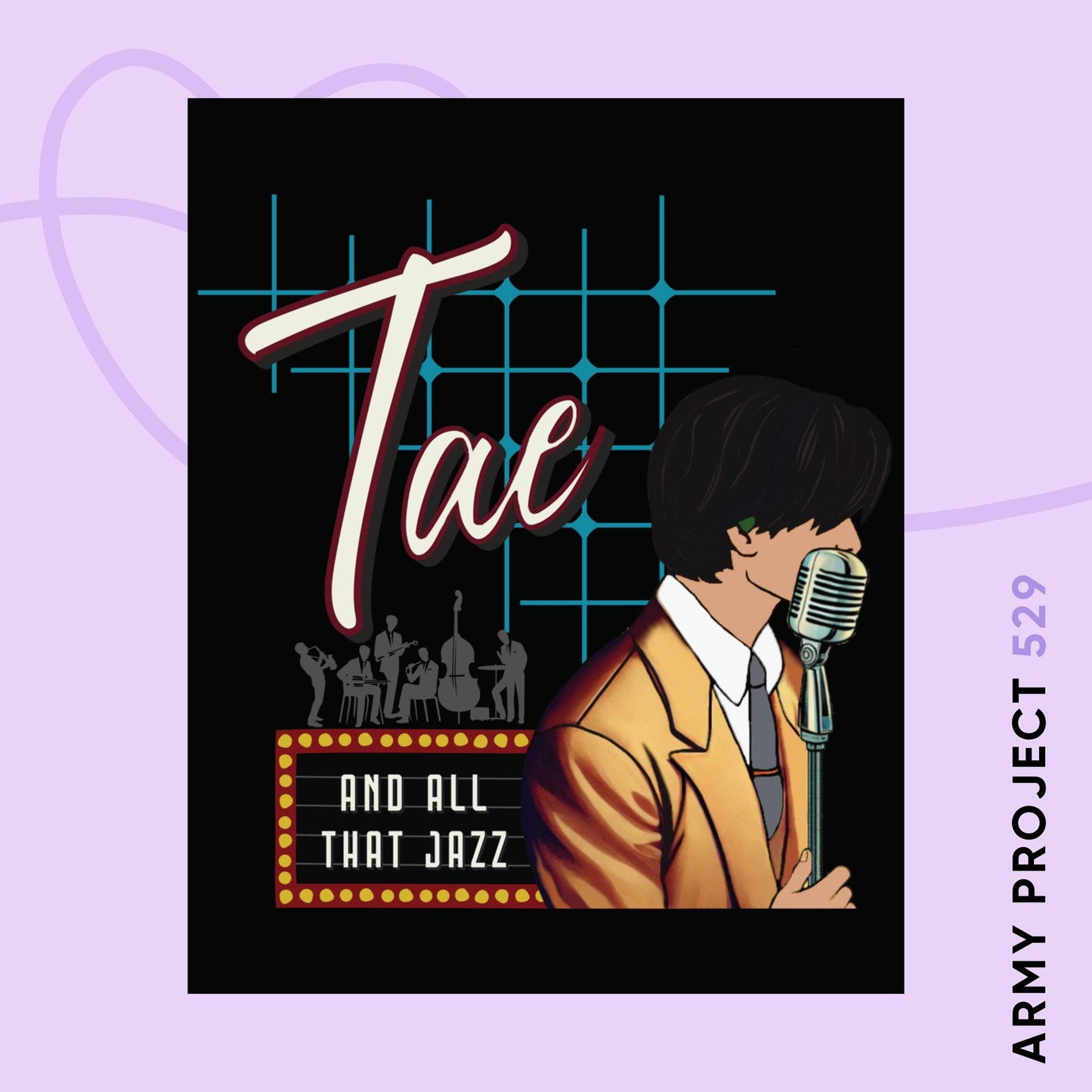 Taehyung 1950s Retro Series Matte Poster