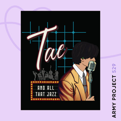 Taehyung 1950s Retro Series Matte Poster