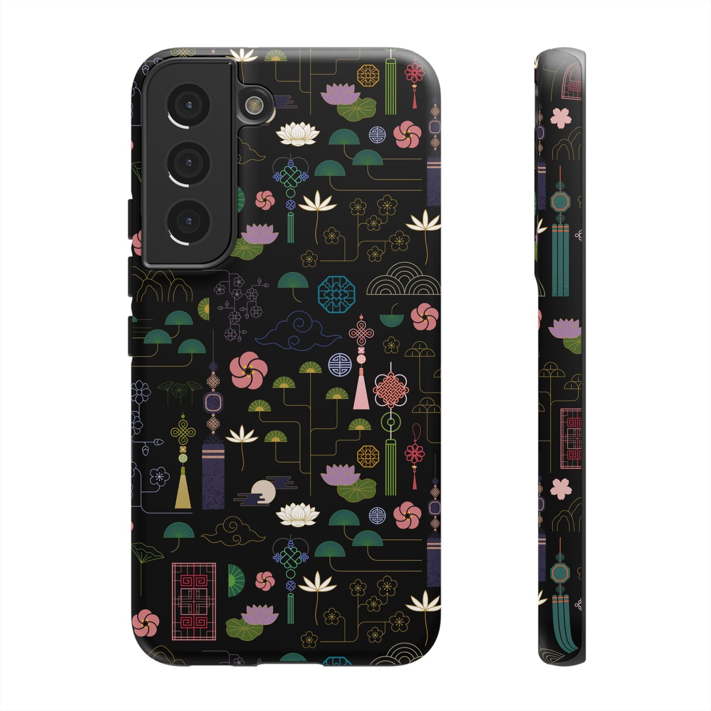 Norigae Night Garden Tough Phone Case - Elegant K-Pop Merch - iPhone, Galaxy, Pixel Cover