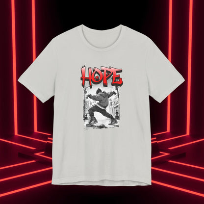 Hobi Concert Short Sleeve Shirt - HOTS with Hope (Stop Sign Ver.) - Fanmade BTS Merch - Soft Unisex T-Shirt