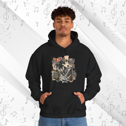 Yoongi Hoodie - Fanmade BTS Retro Series - 2010s Rock Aesthetic - Cozy Unisex Sweatshirt