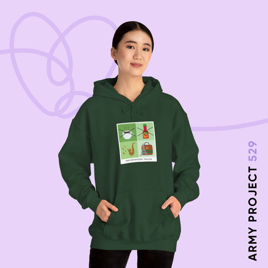 Taehyung Hoodie - Funny Fanmade BTS Merch - Care Instructions - Cozy Unisex Sweatshirt