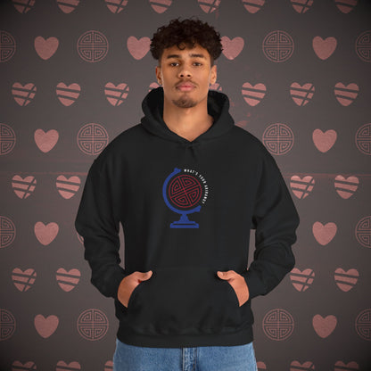 OT7 Hoodie - What's Your Arirang? Globe and Cities - Cozy Unisex Sweatshirt