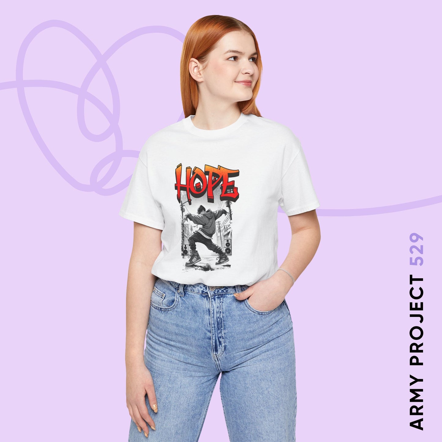 HOTS with Hope (Arson ver.) Unisex Jersey Short Sleeve Tee