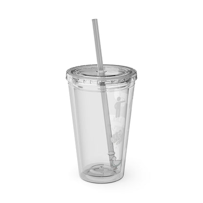 Walking Like a Duck Sunsplash Tumbler with Straw, 16oz