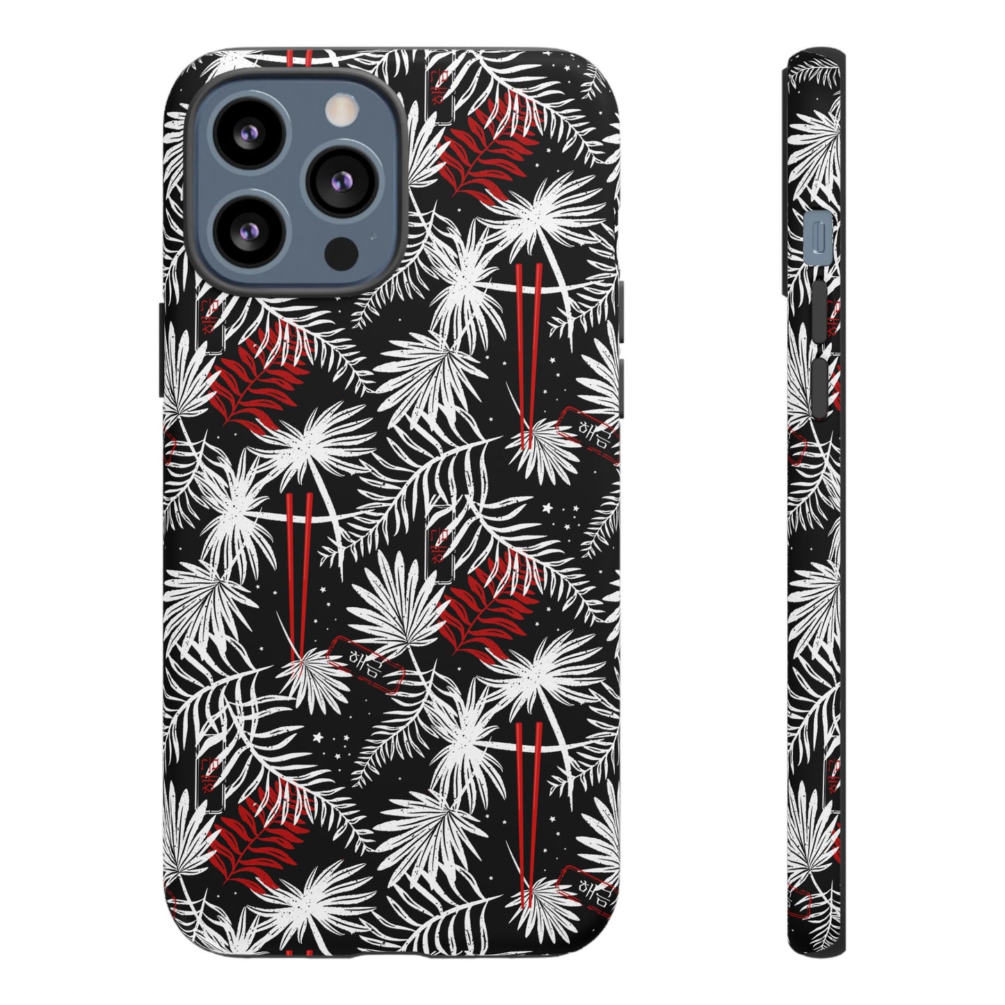 Yoongi Tough Phone Case - Tropical Chopsticks - Fanmade BTS Merch - iPhone, Galaxy, Pixel