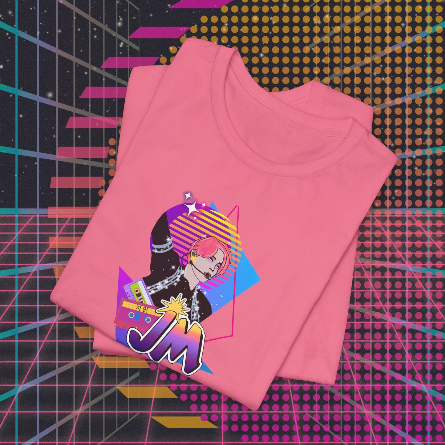 Jimin 1980s Retro Series Unisex Jersey Short Sleeve Tee