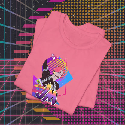 Jimin Short Sleeve Shirt - Fanmade BTS Retro Series - 80s Pop Aesthetic - Soft Unisex T-Shirt