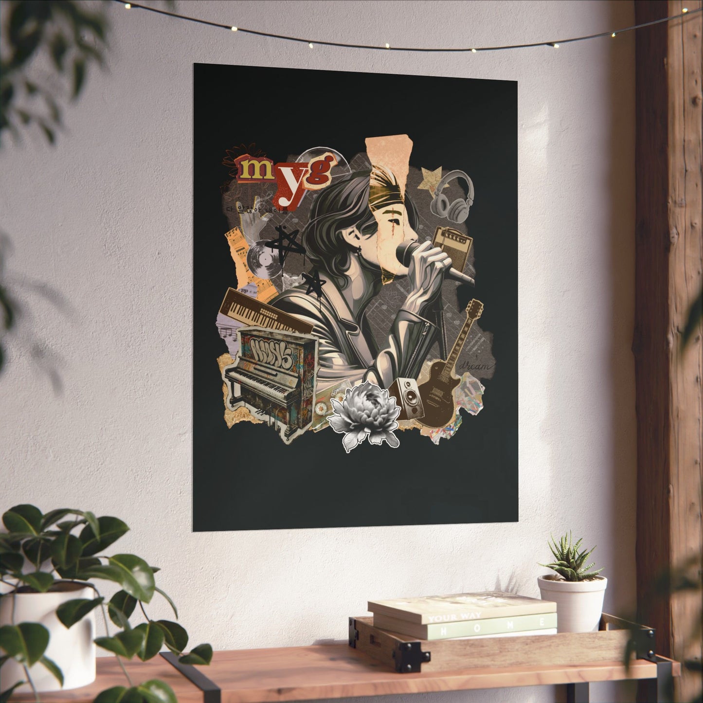 Yoongi 2010s Retro Series Matte Poster