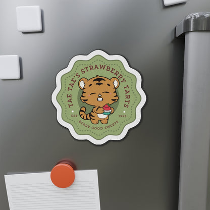 Tae Tae Strawberry Tarts Die-Cut Magnet