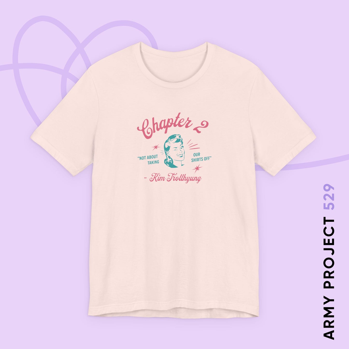 Taehyung Short Sleeve Shirt - 'Kim Trollhyung' - Fanmade BTS Merch - Unisex Jersey T-Shirt