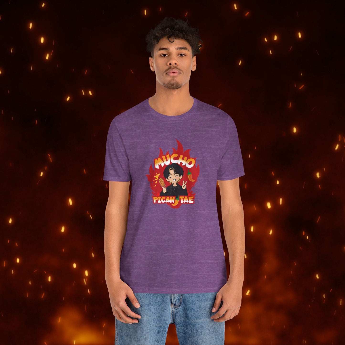 Taehyung Short Sleeve Shirt - Mucho PicanTae - Unisex Jersey T-Shirt