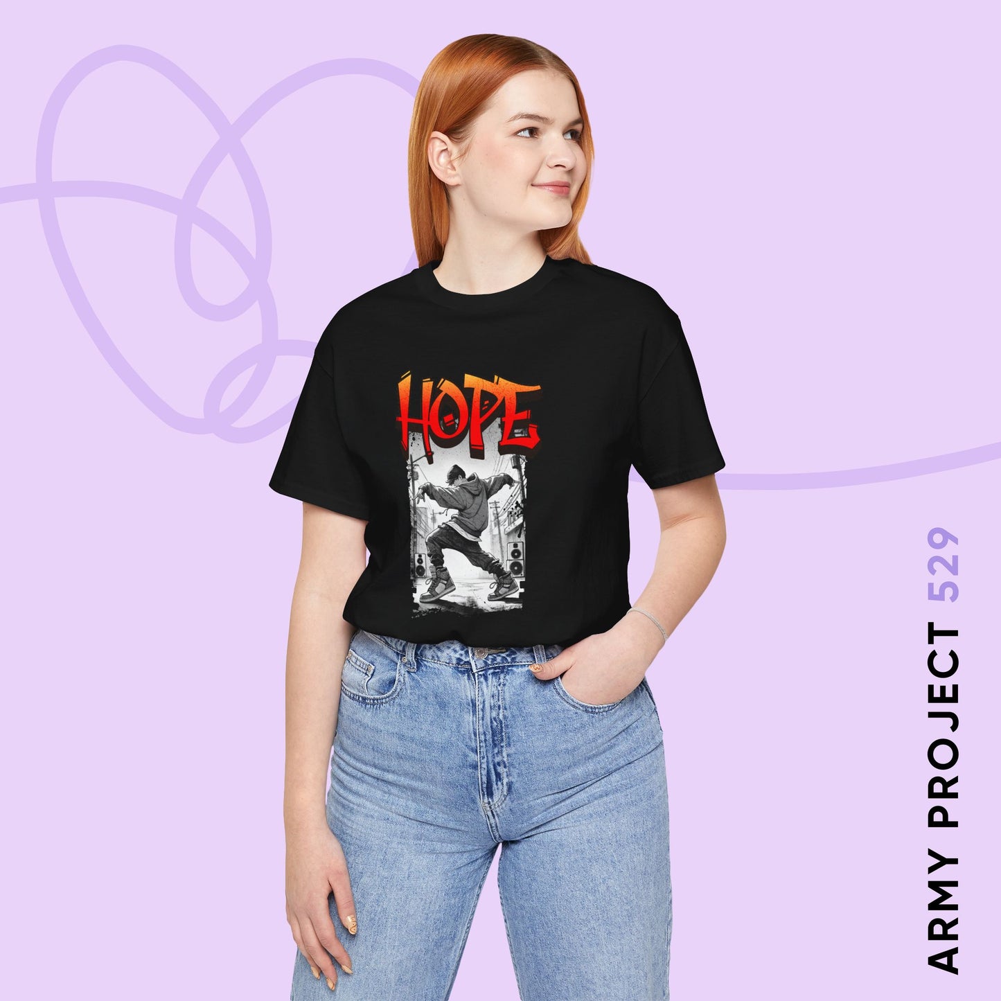 HOTS with Hope (Arson ver.) Unisex Jersey Short Sleeve Tee