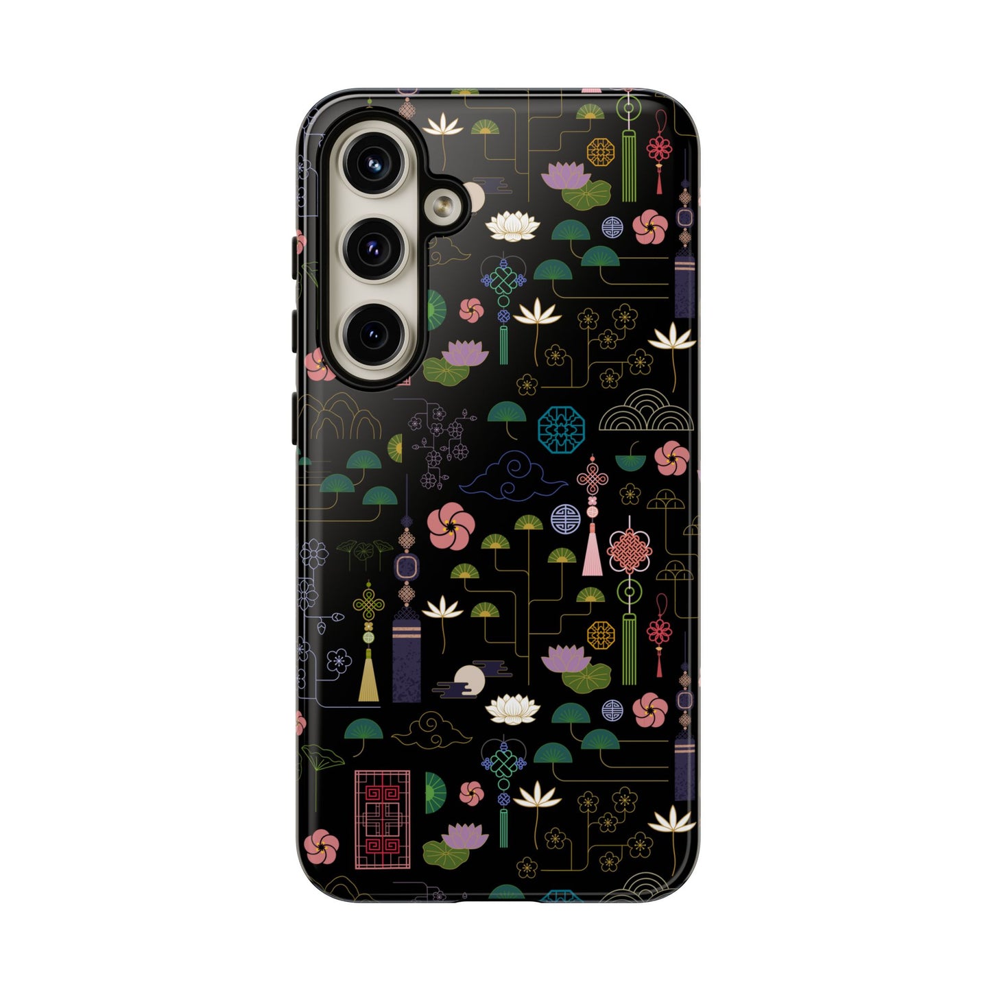 Norigae Night Garden Tough Phone Case - Elegant K-Pop Merch - iPhone, Galaxy, Pixel Cover