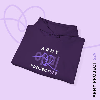 ARMY Project 529 Hoodie - ARMY Apparel - Cozy Unisex Sweatshirt