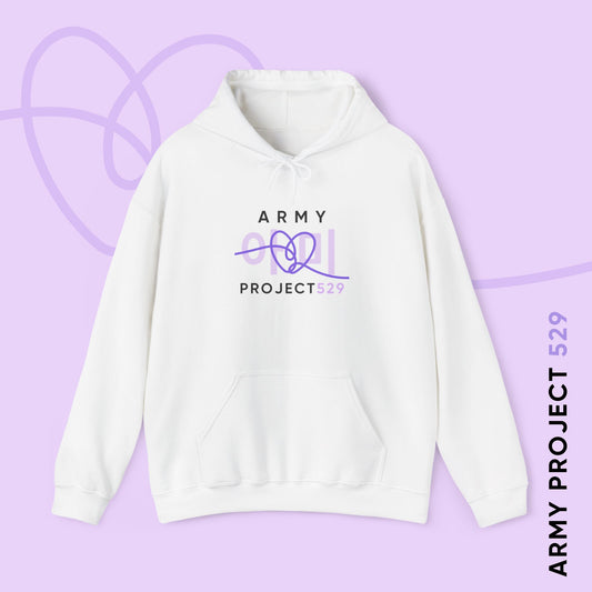 ARMY Project 529 Hoodie - ARMY Apparel - Cozy Unisex Sweatshirt