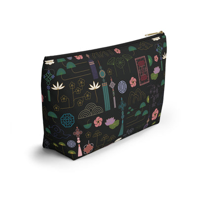 Norigae Night Garden Accessory Pouch w/ T-bottom