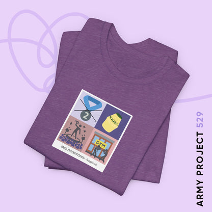 Jung Kook Short Sleeve Shirt - Funny Fanmade BTS Merch - Care Instructions - Soft Unisex T-Shirt