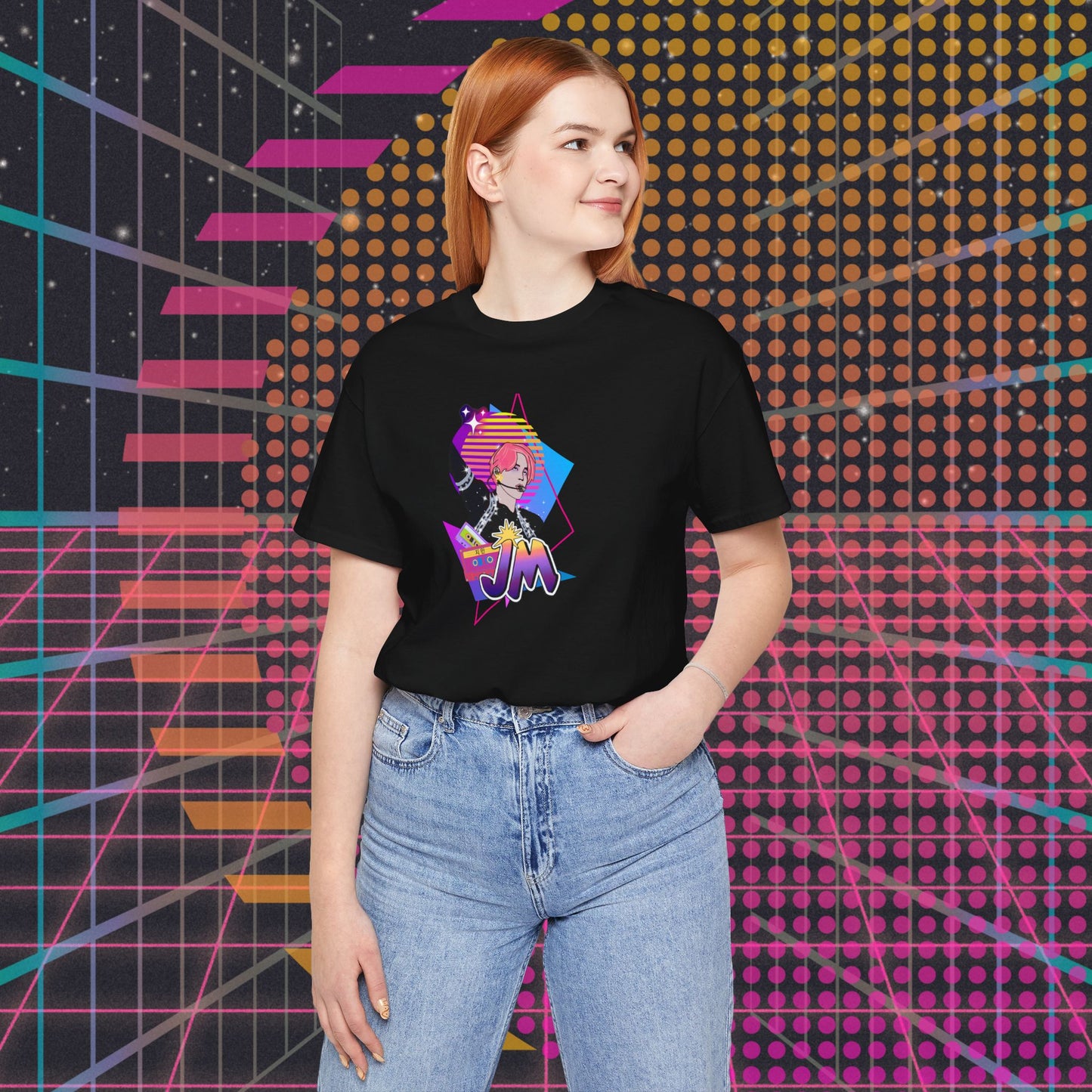 Jimin 1980s Retro Series Unisex Jersey Short Sleeve Tee