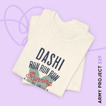 OT7 Short Sleeve Shirt - Dashi Running Club - Fanmade BTS Merch - Unisex Jersey T-Shirt