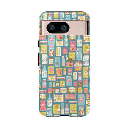 Sweet Pastel Korean Snacks Tough Phone Case - Cute K-Pop Merch - iPhone, Galaxy, Pixel Cover