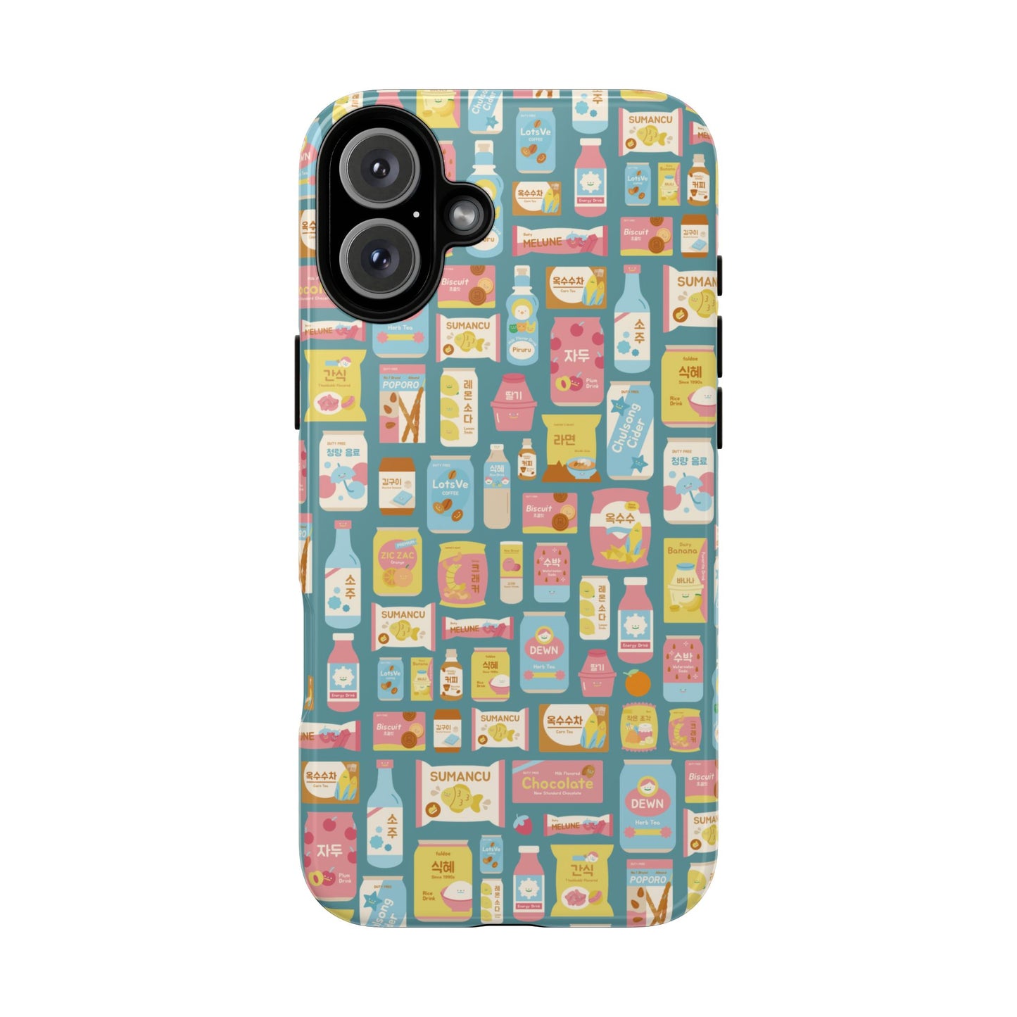 Sweet Pastel Korean Snacks Tough Phone Case - Cute K-Pop Merch - iPhone, Galaxy, Pixel Cover