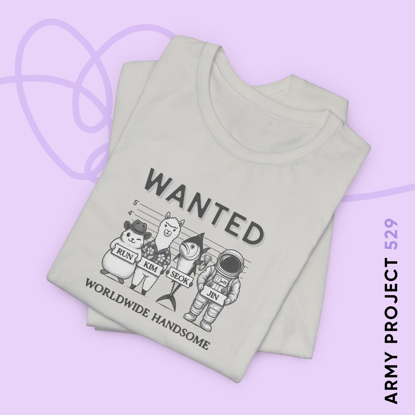 Run Kim Seokjin Unisex Jersey Short Sleeve Tee
