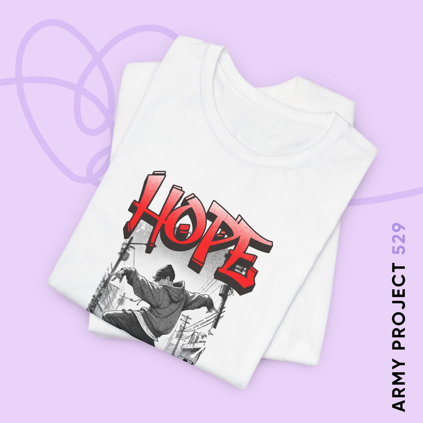 HOTS with Hope (Stop Sign ver.) Unisex Jersey Short Sleeve Tee
