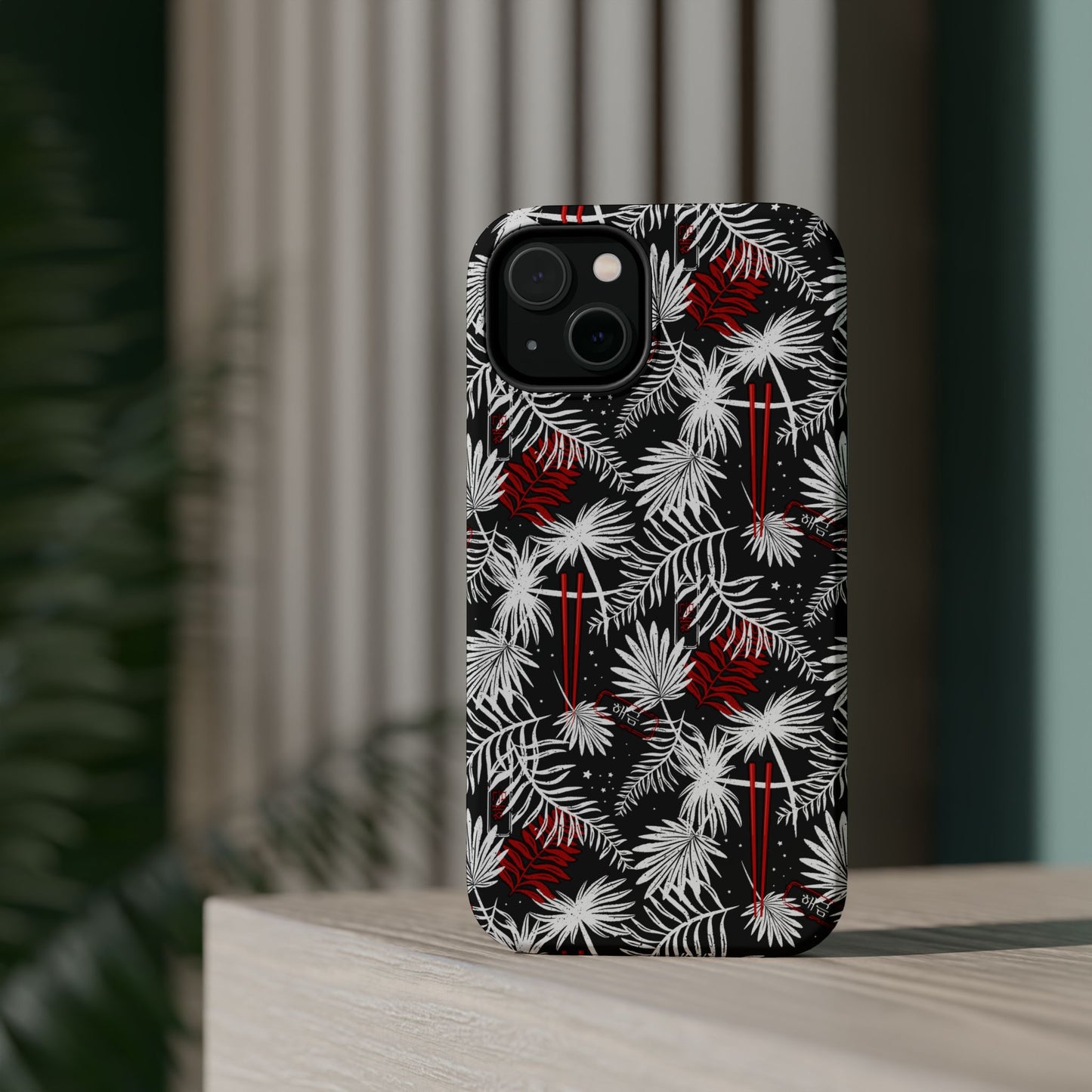 Tropical Chopsticks Magnetic Tough Phone Case