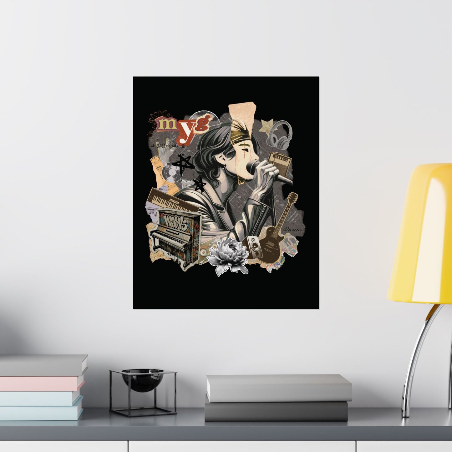 Yoongi 2010s Retro Series Matte Poster