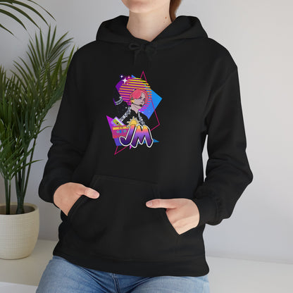 Jimin Hoodie - Fanmade BTS Retro Series - 80s Pop Aesthetic - Cozy Unisex Sweatshirt