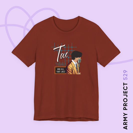 Taehyung Short Sleeve Shirt - Fanmade BTS Retro Series - 50s Vintage Aesthetic - Soft Unisex T-Shirt