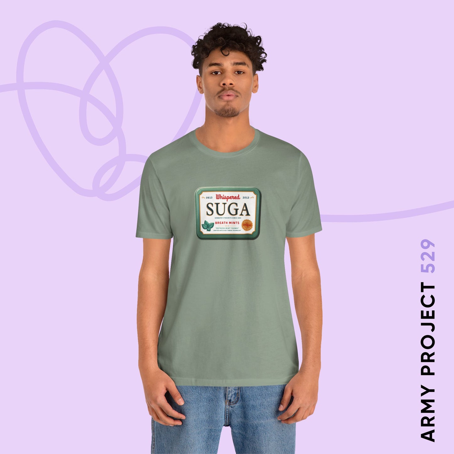 Whispered SUGA Unisex Jersey Short Sleeve Tee