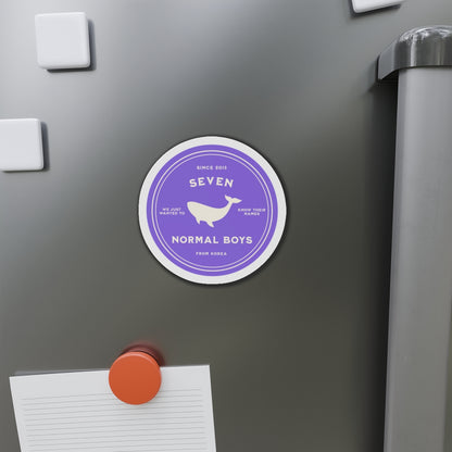 Seven Normal Boys Badge Series Die-Cut Magnet