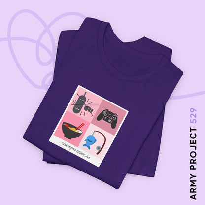 Jin Short Sleeve Shirt - Funny Fanmade BTS Merch - Care Instructions - Soft Unisex T-Shirt