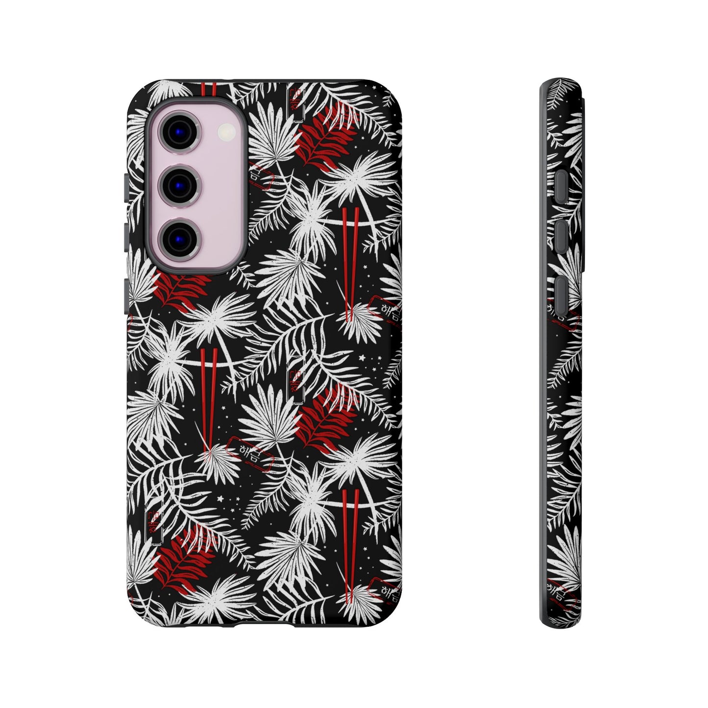 Yoongi Tough Phone Case - Tropical Chopsticks - Fanmade BTS Merch - iPhone, Galaxy, Pixel