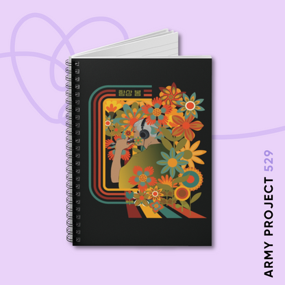 Namjoon 1970s Retro Series Spiral Notebook