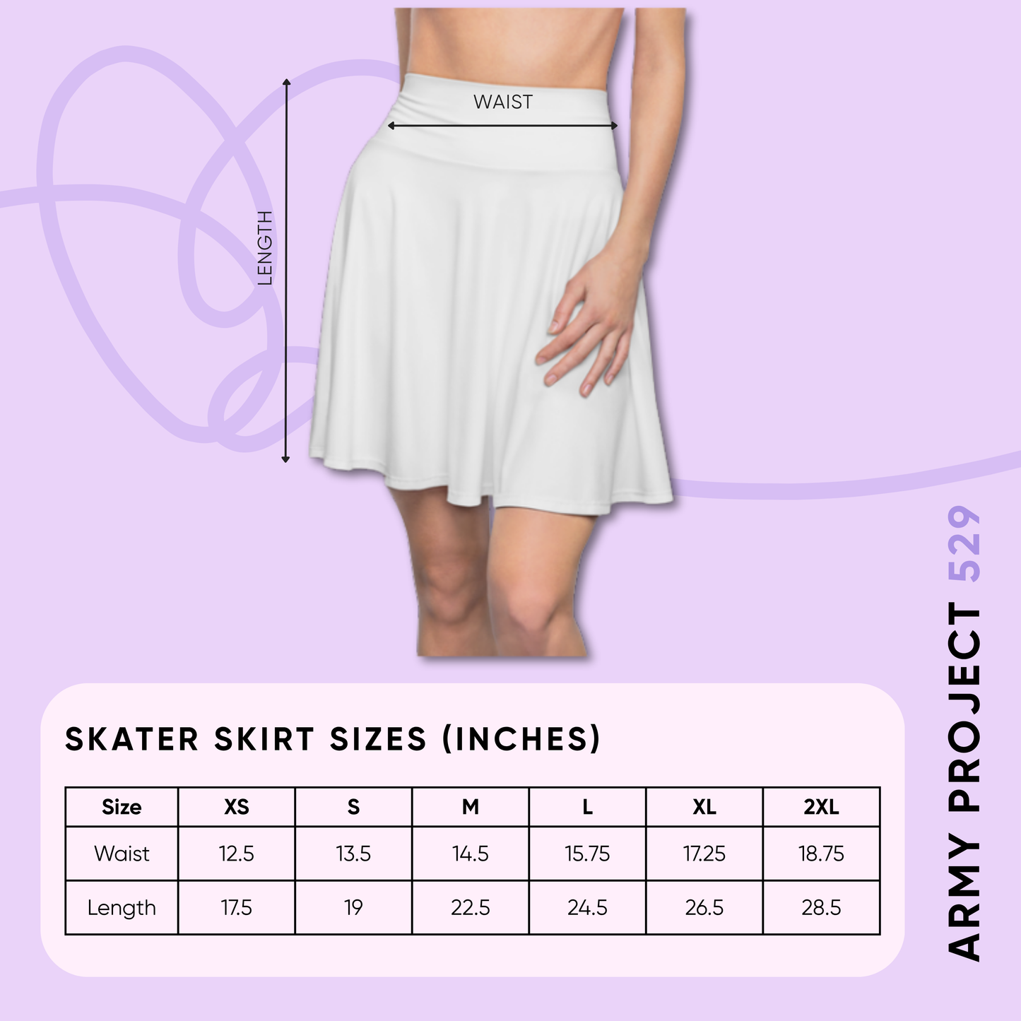Ma City Map Lightstick Skater Skirt
