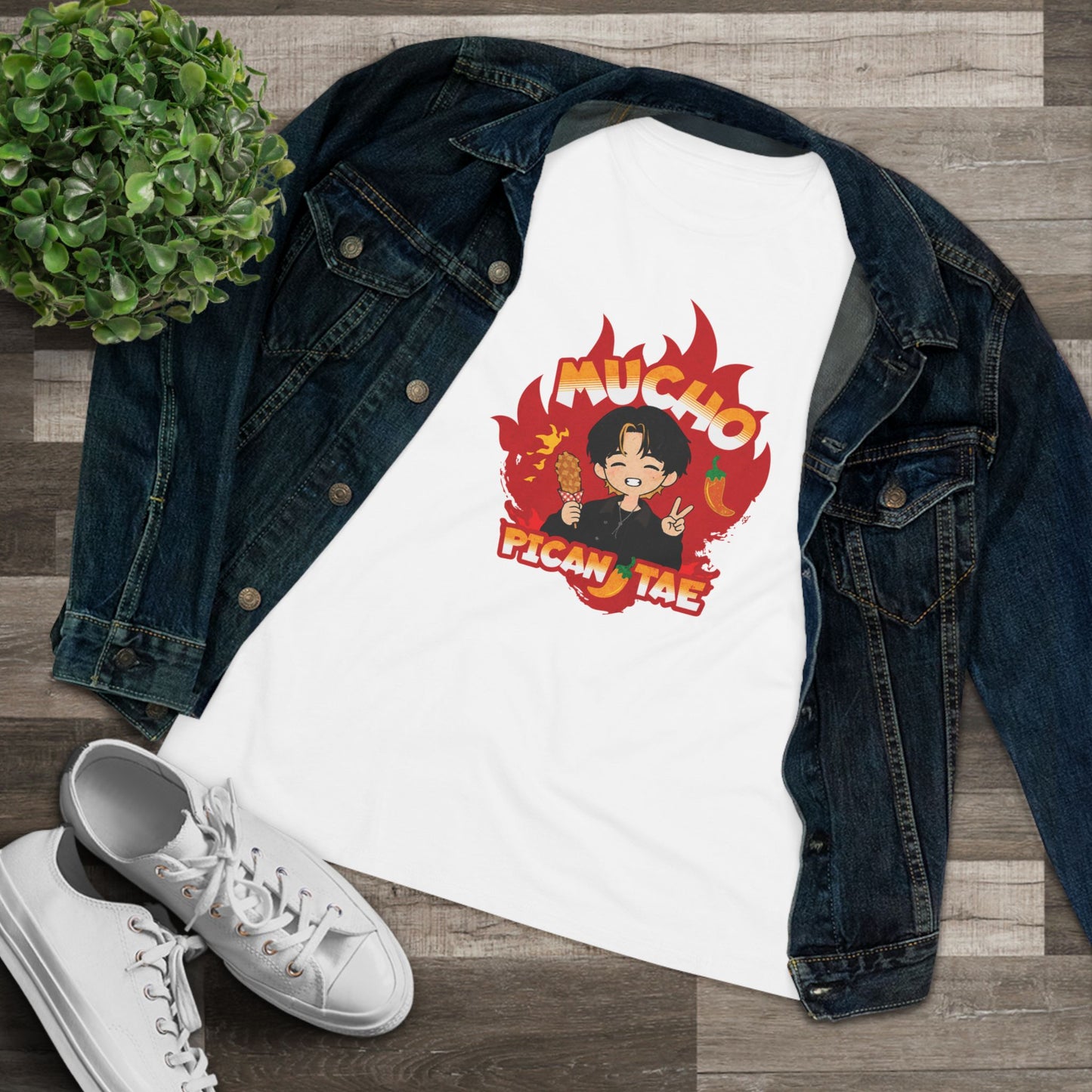 Taehyung Women's Tee - Mucho PicanTae - Soft Jersey T-Shirt
