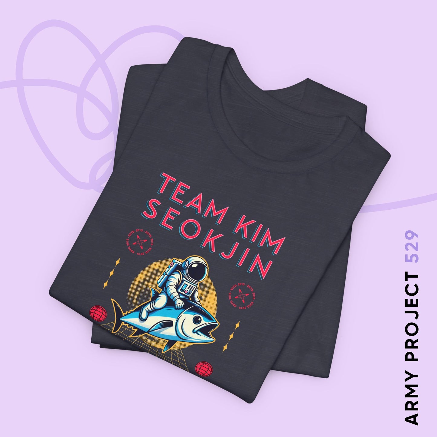 Team Kim Seokjin Unisex Jersey Short Sleeve Tee
