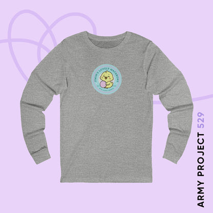 Jimin Long Sleeve Shirt - Cute Fanmade BTS Merch - Jimin's Lovely Macarons - Soft Unisex T-Shirt